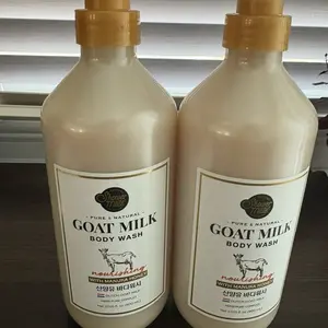 New Showermate 2 pk nourishing goat milk body wash