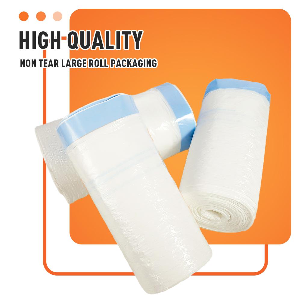 150 Bags 13 Gallon Boxed Disposable Non Tear Garbage Bag Puncture Tear Resistant Trash Bags, ODOR ELIMINATORTECHNOLOGY Kitchen Drawstring Garbage Bags Fresh Clean Scent With Lemon Mint Scent, 150 Count Easy To Usedrawstrings More Durable