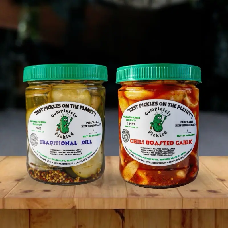 Chili Roasted Garlic & Traditional Pickles Garlic Bundle