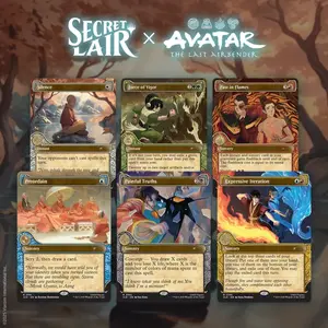 Magic The Gathering; Secret Lair x Avatar: The Last Airbender | One with the Elements