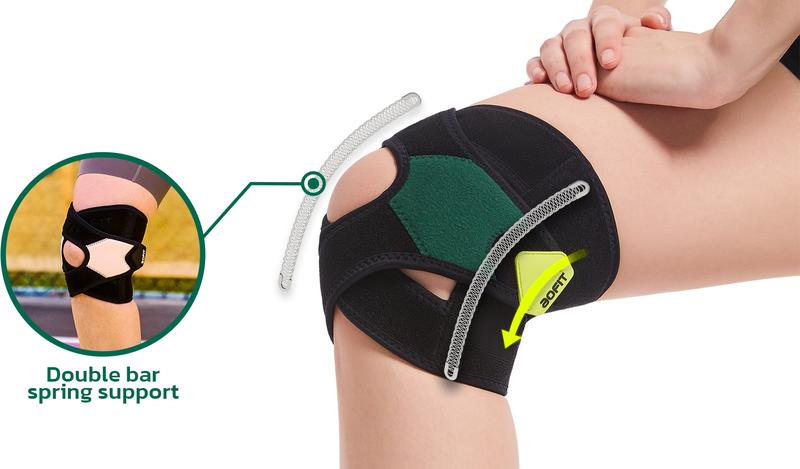 aoFIT Knee Brace,Adjustable knee pads, Joint protection,Comfort， Climbing protective gear , Fixed patellar straps, Outdoor sports for men and wome，TikTokShopBlackFridayn