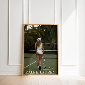 Ralph Lauren Poster, Vintage Fashion Magazine Poster, Retro Fashion Canvas Art, Luxury Fashion Print, Old Ralph Lauren, Canvas Wall Art