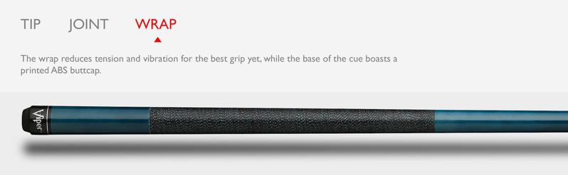 Viper Elite Series Black Wrapped Billiard/Pool Cue Stick