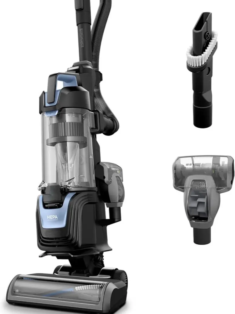 Upright Vacuum, Pet Hair Eraser Allergen Lift-Off with Powerful Suction, HEPA, Tangle-Free Brush Roll