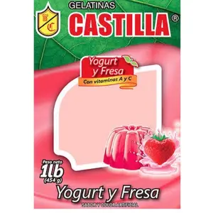 Gelatina Castilla Yogur Fresa 1lb from Guatemala delicius flavor