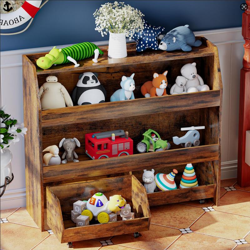 【LIVE】COZPAW 2 Tier/3 Tier Toy Storage Organizer with Movable Drawers, Large Capacity, Modern Design for Kids' Playrooms, Nursery, Kitchen, Bedrooms & Interior Organizing Furniture