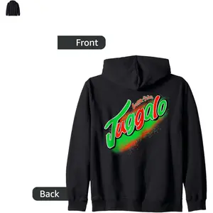 Jolly Juggalo Graffiti Graphic Zip Hoodie