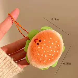 Over 100 Adorable Styles Cute Cartoon Animal Food Plush Keychains Key Ring Backpack Pendant Accessories Party