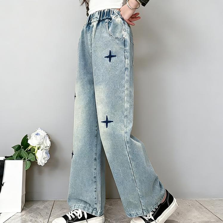 Children's Jeans - Comfortable Soft Material, Age Appropriate, Versatile for Various Tops, Easy Care, Perfect for Young Kids