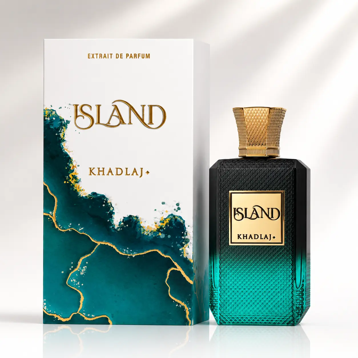 KHADLAJ Island de Parfum Spray - Men's Unisex 100ml (3.4oz) Alcohol-Based Tropical Floral Fruity EDP Perfume Fragrance, Citrus Orange Bergamot Notes, Long-Lasting Day-Night Wear, Floral Scents, Mens Gifts, Teen Boy Gift