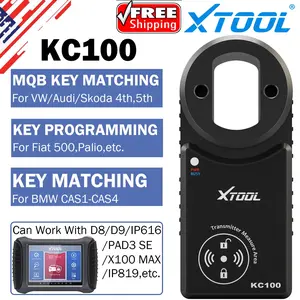 XTOOL KC100 Car Key Programmer Tool For Toyota/Lexus For D8 D9 PAD3 OBD2 Scanner