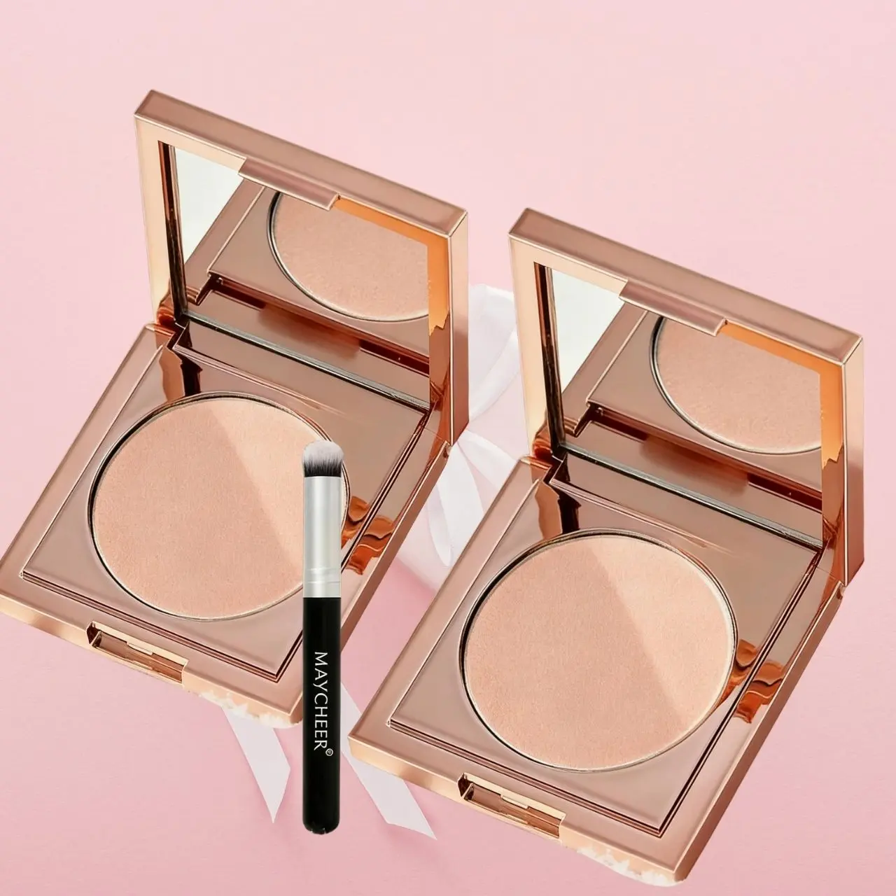 MAYCHEER Soft Matte Waterproof Concealer Set -   Limited-Time Buy 1 Get 1  with Free Brush Set -Ideal for Concealing Dark Circles & Evens Skin Tone - Waterproof Formula - Safe Ingredients-  Moisturizing    Box Cosmetic Foundation Makeup