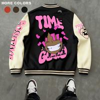 9236-Black & Apricot Colorblock