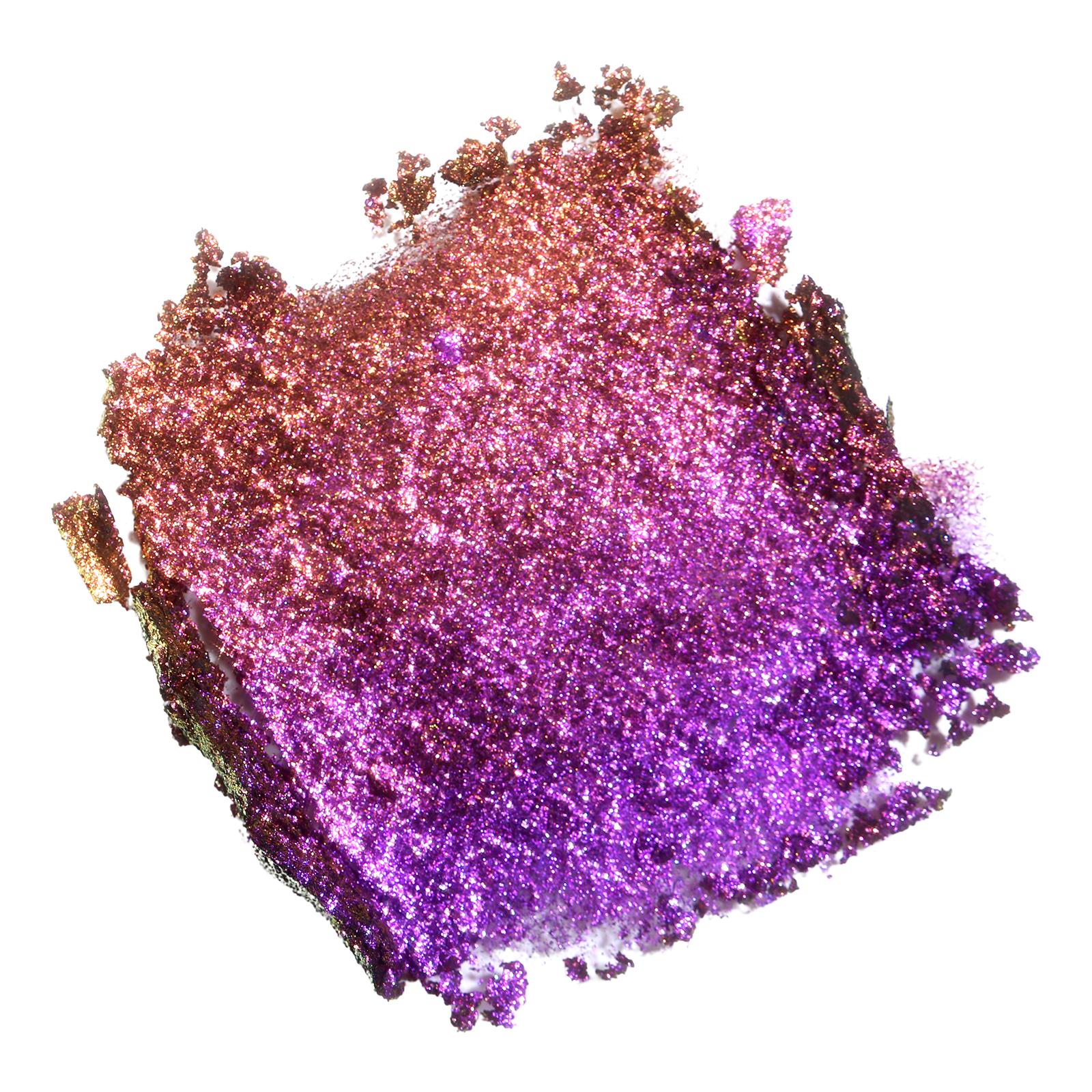 Diamond-patterned Chameleon Eyeshadow，Multichrome Face Highlighter Palette ,Multi-use, Long Lasting, High Pigment, Metallic Glitter Sparkling Eyeshadow Eyes Makeup Highlighter Radiance,Makeup Beginner Eyeshadow