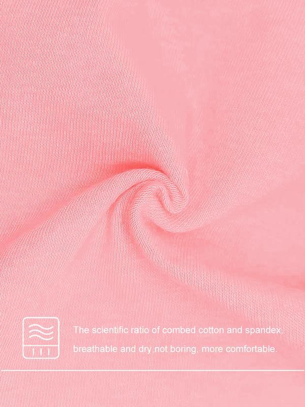 24 pieces of color blocked letter printed underwear, elegant, comfortable, breathable, and elastic close fitting underwear, comfortable women's underwear