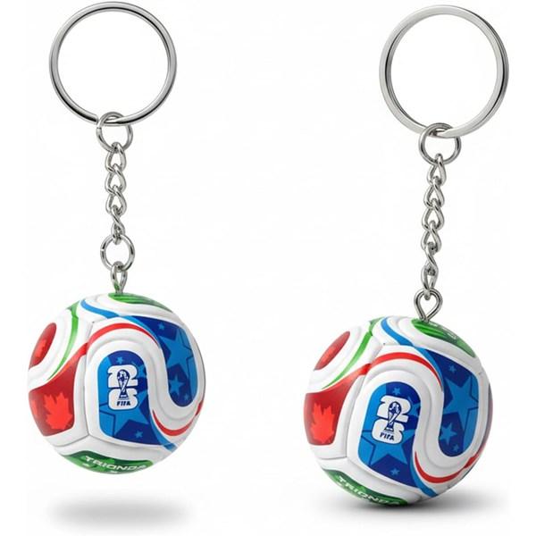 2026 World Cup Football Keychain Men's Sports Accessory Backpack Pendant FIFA Official Design Gift