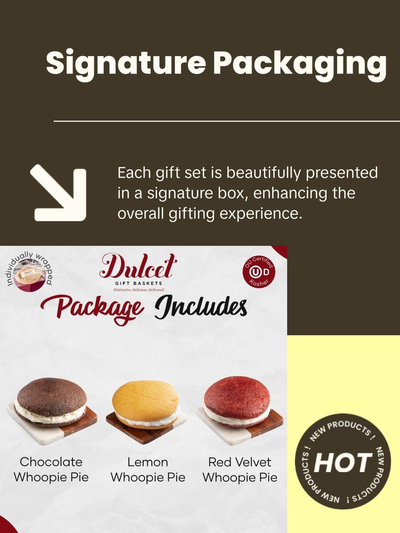 Whoopie Pie Basket Dulcet Gift Package 6
