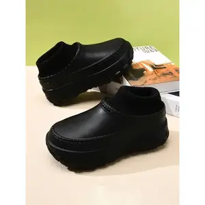 2026 NEW  LQUN2026 NEW  LQUNMen Women Winter Fleece Lined Slippers, Soft Indoor Outdoor Home Shoes, Lightweight Eva Material, Comfortable Slip-On Design Walking ShoesGift(GIFT)(GIFT)