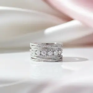 5 Pieces Stackable Ring Band Set