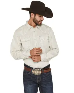 Gibson Trading Co Men's Tulsa Striped Long Sleeve Snap Western Shirt Big - Gmsp26w9-Iv-B