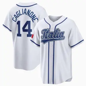 Jac Caglianone Jersey,Italy 2026 World Baseball Classic,White Limited Stitched Shirt Custom Jersey Man/Youth size