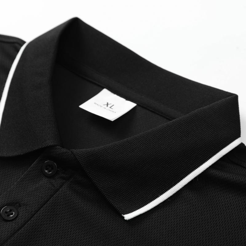 5-Pack Quick-Dry Polo Shirts - Unisex High Stretch Moisture Wicking Business Casual Tops