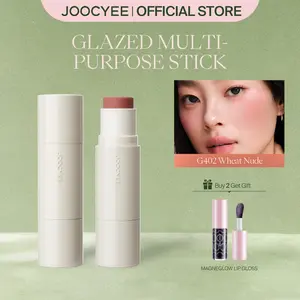JOOCYEE Glazed Multi-Purpose Stick, Matte, Glossy, Mood, Dewy, Blush, Highlighter, Long-Lasting, Beginner-Friendly, Multi Shades, Portable, Novel, For Holidays, Parties, Masquerades, Dates, Rush Ready, Spring Gift, Refresh Look