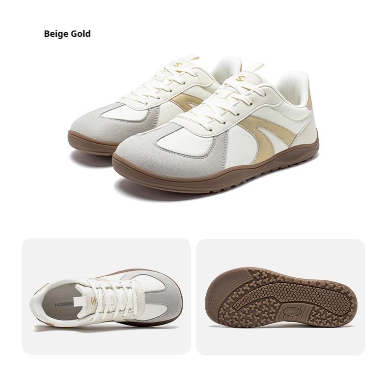 HOBIBEAR Barefoot Shoes Wide Casual Lace Up Retro Fashion Sneakers for Women Men