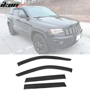 Window Visors for Jeep Grand Cherokee WK2 2011-2022 Smoke Slim Acrylic