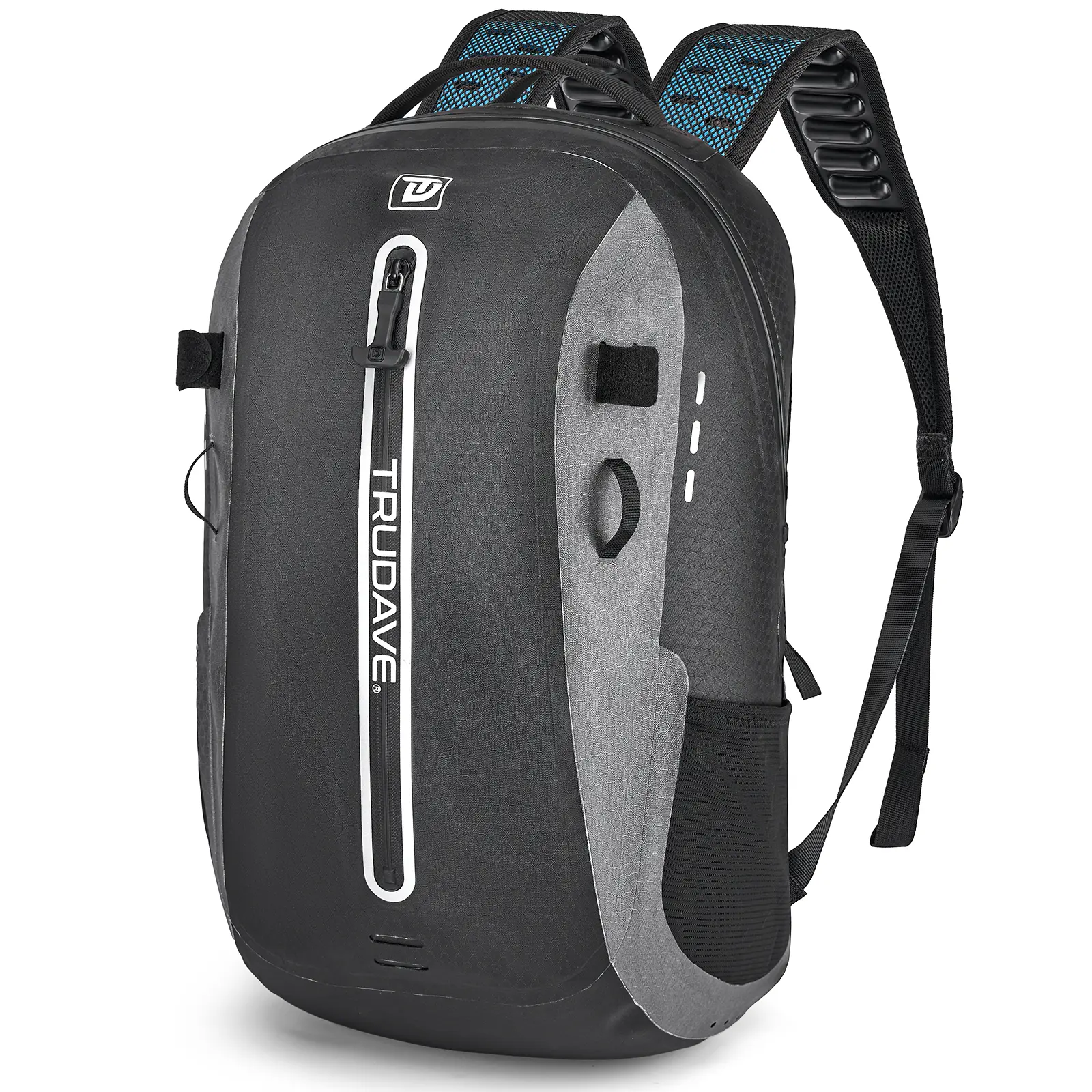 Trudave Floating Waterproof Backpack, TPU Coated Dry Bag with Airtight Zipper for Kayak, Fishing, Boating, Hiking, Sports 20L 30L