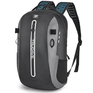 Trudave Floating Waterproof Backpack, TPU Coated Dry Bag with Airtight Zipper for Kayak, Fishing, Boating, Hiking, Sports 20L 30L