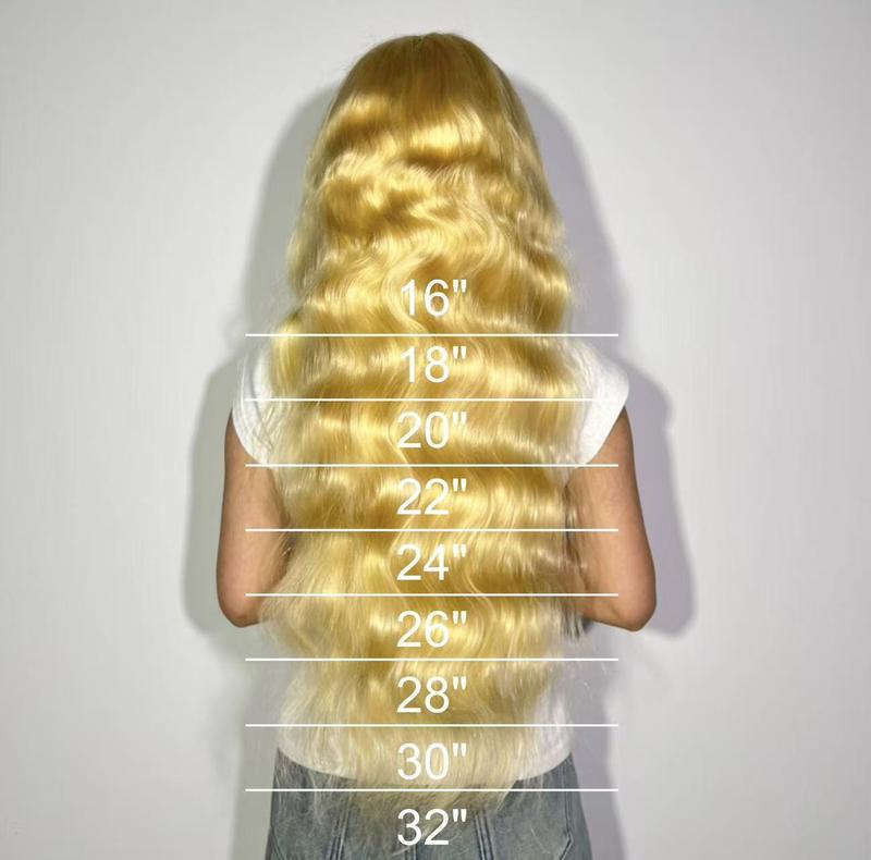 Hot Star 613 Blonde and Neon Red Straight and Body Wave HD Transparent 13x6 Lace Front Human Hair Wigs for Women Glueless Brazilian Lace Frontal PrePlucked Wig TikTokShopBlackFriday