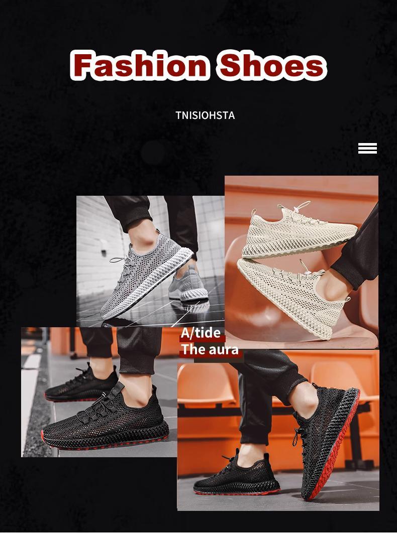 Summer New Trendy Fashion Mesh Breathable Shock-Absorbing Solid Color Hollow Red Bottom Running Kicks Casual Men's Sports Shoes Runner Summer New Trendy Fashion Mesh Breathable Shock-Absorbing Solid Color Hollow Red Bottom Running Kicks Casual Men's Sports Shoes Runner