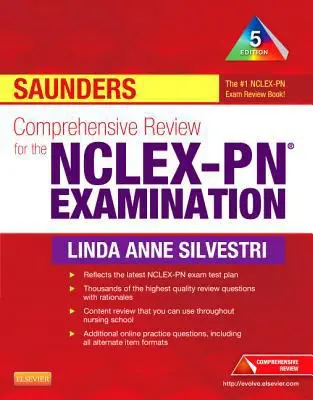 USED Book - Saunders Comprehensive Review for the NCLEX-PN® Examination by Linda Anne Silvestri PhD  RN  ANEF  FAAN (Paperback) - english