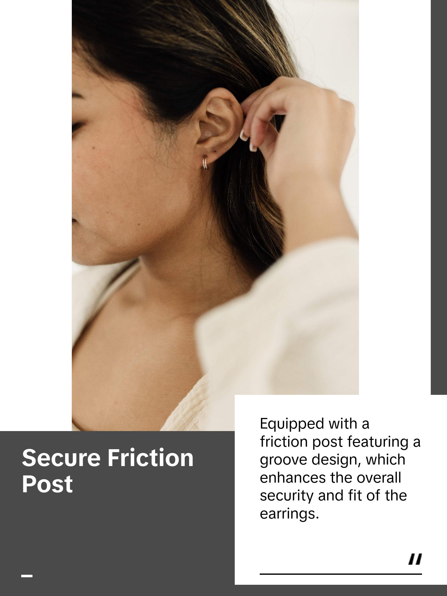 Double Huggie Hoop Earrings