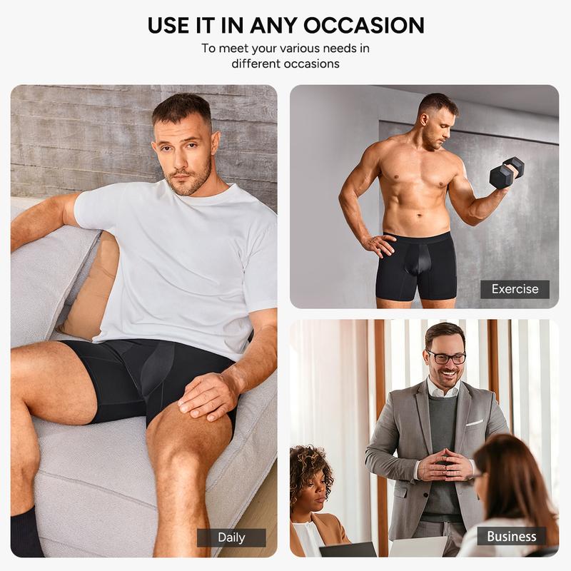 Nebility Men's Compression Shorts with Side Pockets High Performance Workout & Running Spandex Shorts for Enhanced Performance