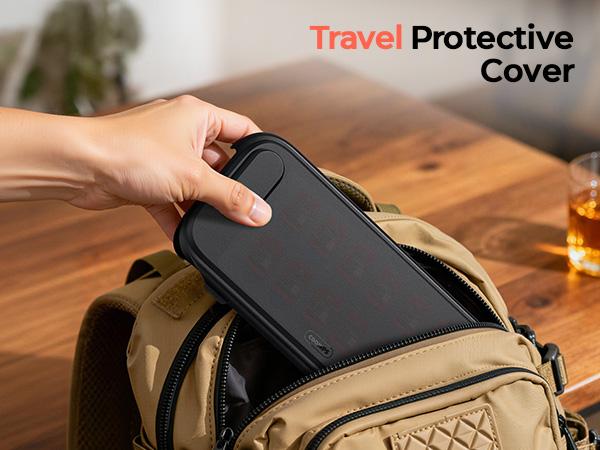 COOWPS Split Protective Console Case for Nintendo Switch 2, TPU Middle Frame & PC Face Cover, Non-Slip Ergonomic Grip, 12 Game Card Storage, Stand-Supporting, Shock-Absorbent, Anti-Scratch Handheld Gaming Accessories