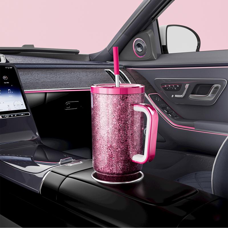 【Meoky Mystery Box】40oz Mystery Meoky Tumbler with Handle and Straw -Leak-proof Lid - Food grade stainless steel Cup - BPA Free - Compatible for Daily use and Traveling (1 Mystery Box 1 cup),Valentine's Day gift