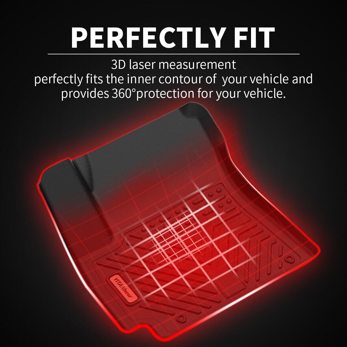 YITAMOTOR Floor Mats Fit for Jeep Grand Cherokee (Only Back Mats) / Jeep Cherokee（Full Set)