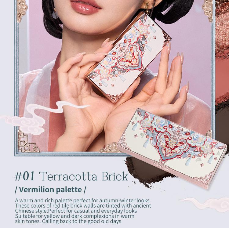 Flower Knows Butterfly Cloud Collar Collection Embossed Six-Color Makeup Palette