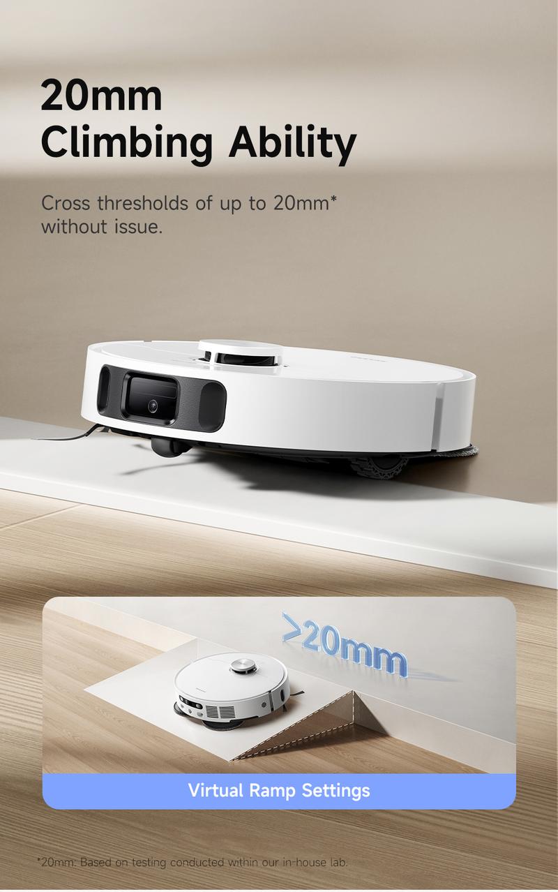 DREAME L10s Ultra Gen2 Robot Vacuum and Mop Combo 10000Pa Suction AI Navigation Auto Mop Cleaning Self Refilling Base for 60 Days Cleaning