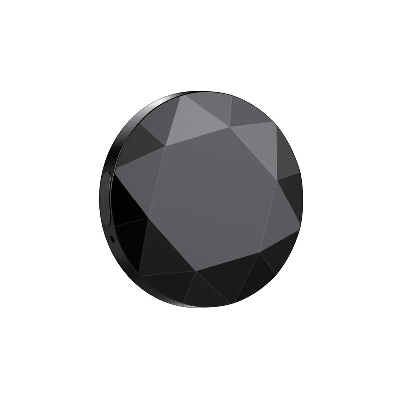 [Valentine's Day] Tukio Tx03 GPS Tracker (iOS Only) for Cars & Pets -Mini Clear Design, Weatherproof Case, Anti-Lost Device, Works with Apple Find My (iOS Only), No Monthly Fees, IP67 Waterproof, Replaceable Battery Remote Bluetooth Protection