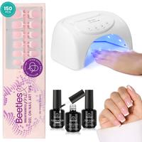 150Pcs Short Square+Top Base+Nail Glue+Lamp 005