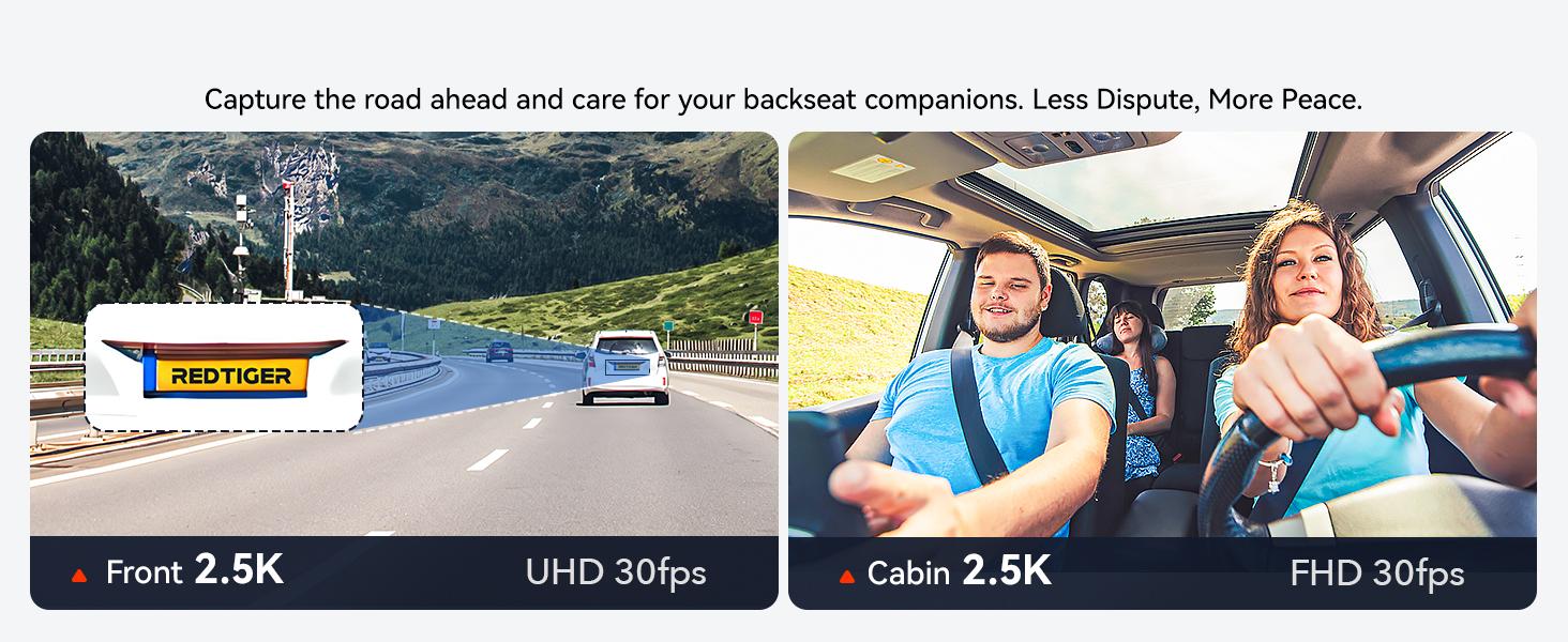 REDTIGER F17 4K 3-Channel Dash Cam with 5GHz WiFi GPS, 64GB Card, 2160P+1080P+1080P Cameras, IR Night Vision, Parking Mode, Fathers Day Gift REDTIGER F17 4K 3-Channel Dash Cam with 5GHz WiFi GPS, 64GB Card, 2160P+1080P+1080P Cameras, IR Night Vision, Parking Mode, Fathers Day Gift