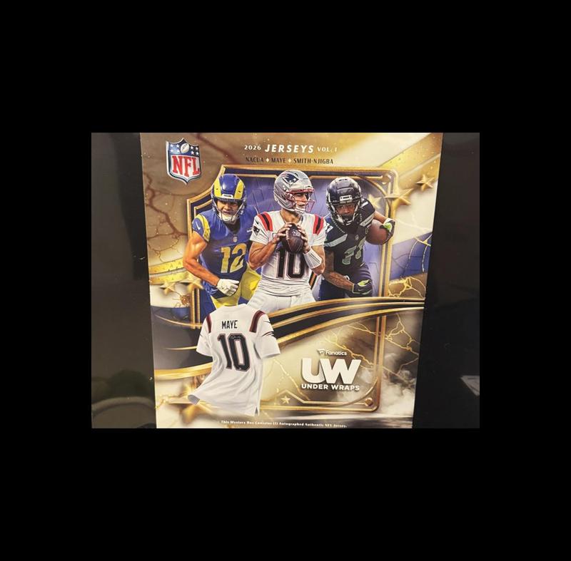 1v1 Signed Authentic Football Jersey Pick Your Conference Break - Fanatics Under Wraps Memorabilia