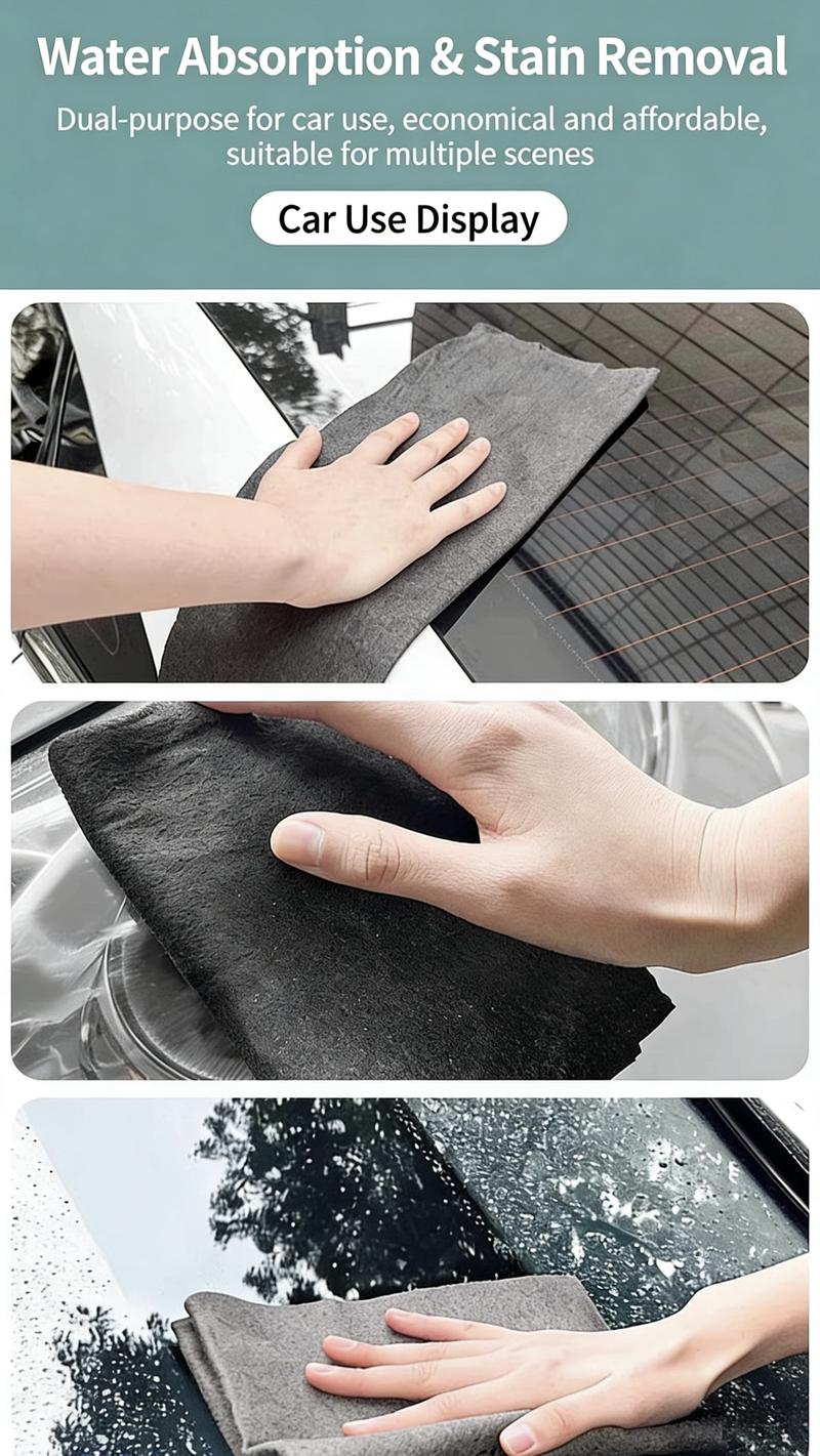 Magic Cleaning Cloth (10PCS) – Streak-Free Thickened Microfiber Cloth for Glass, Windows & Mirrors, Lint-Free and Highly Absorbent