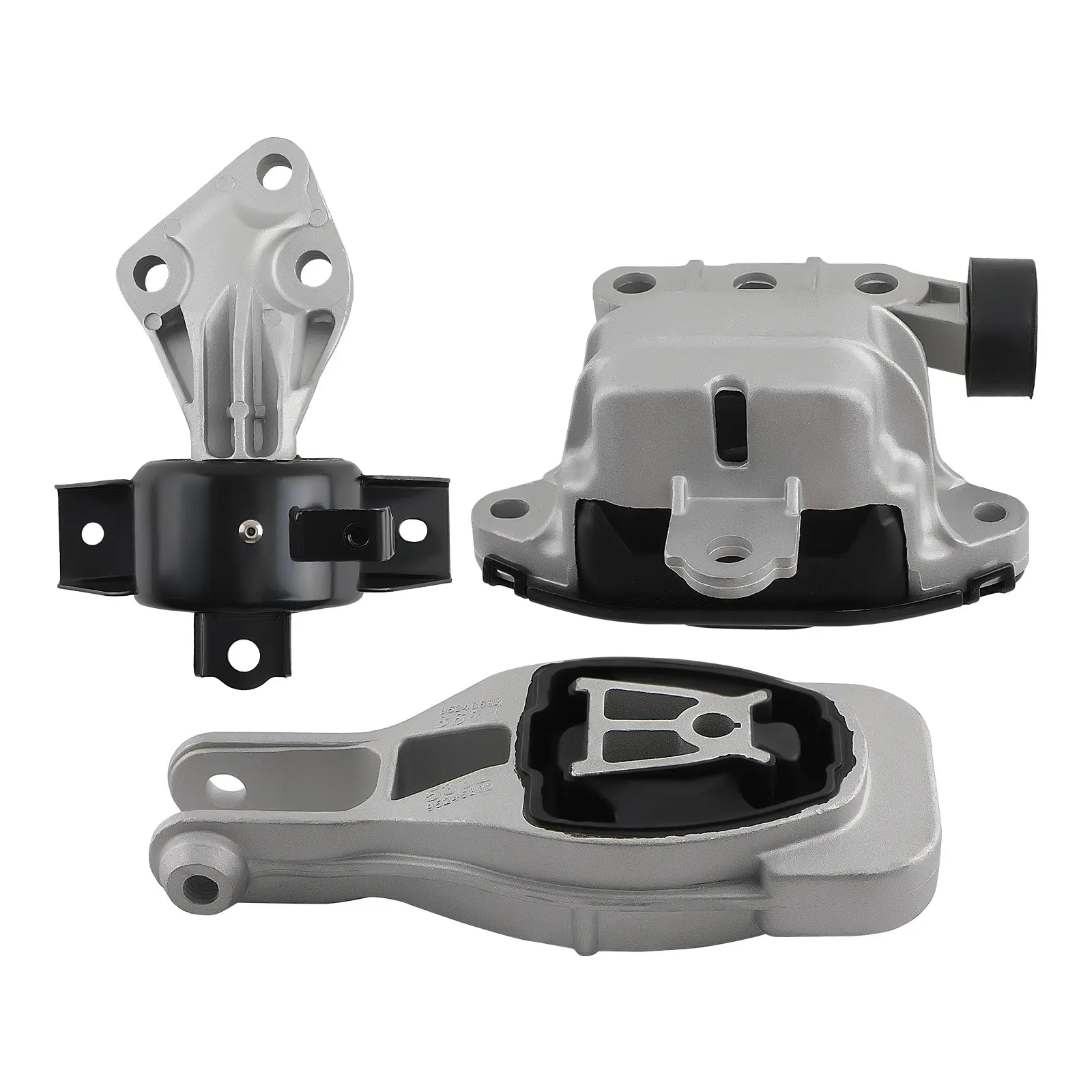 3x Engine MotorTransmission Mount Set compatible for Chevrolet Sonic 1.8L 2013-2016 3386