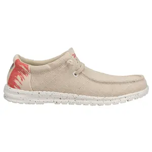 ROPER Mens Hang Loose Patriotic Slip On Casual Shoes - Beige