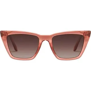Quay - Womens Sunglasses, Cat Eye Lenses with UV Protection (Call The Shots, Primrose)