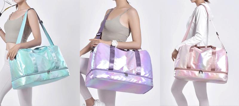 Minimalist Waterproof Large Capacity Ombre Zip Travel Bag, Travel Duffel Bag, Large Capacity Travel Bag,Lightweight Zipper Travel Bag, TravelBag for Women & Men